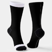 Een zwart-wit foto sokken (Gebogen)