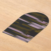 een zwart-wit foto van een gebouw acryl uitnodigingen (Laagn)