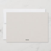 Een zwart-wit foto van een man in pak en stropdas feestdagenkaart (Achterkant)