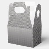 Een zwart-wit foto van een muur bedankdoosjes (Geopend)