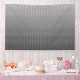 Een zwart-wit foto van een muur spandoek