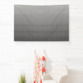 Een zwart-wit foto van een muur spandoek (Insitu)