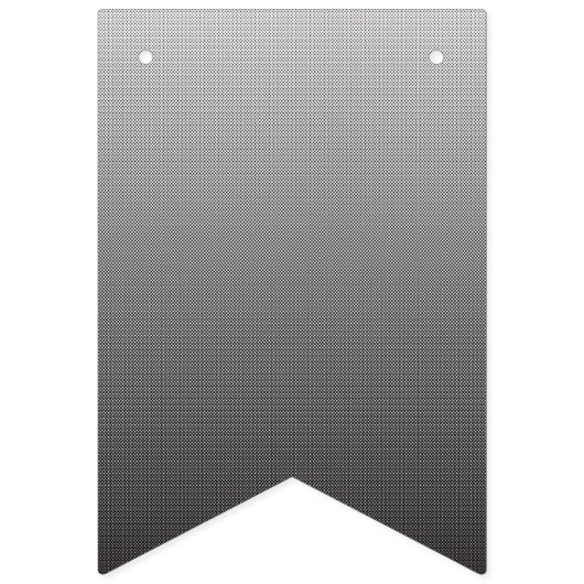 Een zwart-wit foto van een muur vlaggetjes (Tweede vlag)