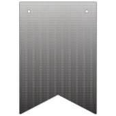 Een zwart-wit foto van een muur vlaggetjes (Eerste vlag)