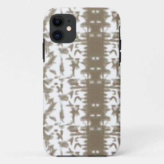 Een zwart-wit foto van een patroon Case-Mate iPhone case (Achterkant)