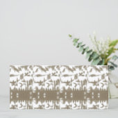 Een zwart-wit foto van een patroon menu (Staand voorkant)