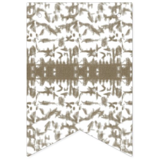 Een zwart-wit foto van een patroon vlaggetjes (Tweede vlag)