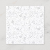 Een zwart-wit foto van een persoon die een cel vas contactkaartje (Voorkant)