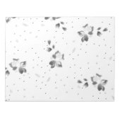 Een zwart-wit foto van een stel stippen notitieblok (Voorkant)