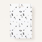 Een zwart-wit foto van een zwerm vogels badge (Voorkant)