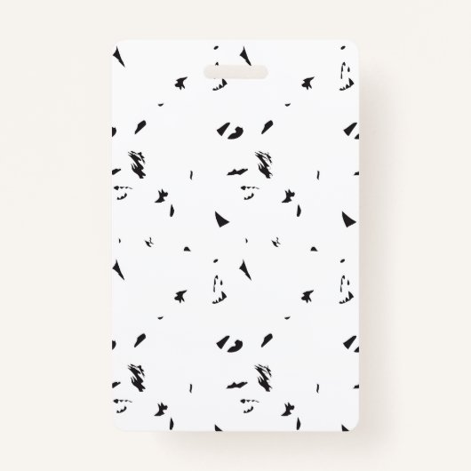 Een zwart-wit foto van een zwerm vogels badge (Achterkant)