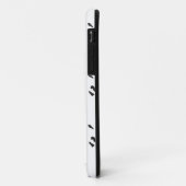 Een zwart-wit foto van een zwerm vogels Case-Mate iPhone case (Achterkant/links)