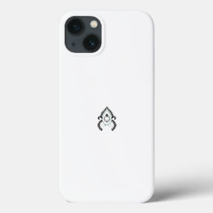 Een zwart-wit patroon met groene accenten Case-Mate iPhone case