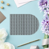 Een zwart-witte achtergrond met veel stippen acryl uitnodigingen (Insitu (Huwelijk))