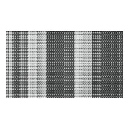 Een zwart-witte achtergrond met veel stippen naambadge (Voorkant)