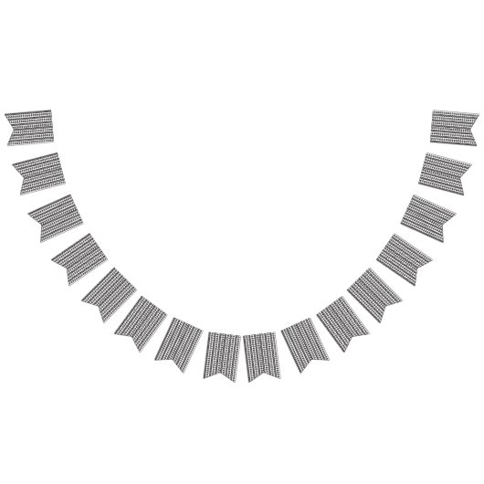 Een zwart-witte achtergrond met veel stippen vlaggetjes (Alle)