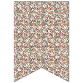 een zwarte achtergrond met een rood, groen en blau vlaggetjes (Tweede vlag)