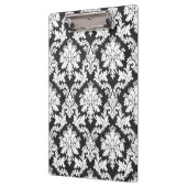 EEN ZWARTE EN WITTE DAMASKONTWERP KLEMBORD (Links)