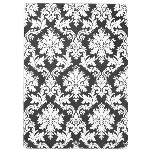 EEN ZWARTE EN WITTE DAMASKONTWERP KLEMBORD (Achterkant)