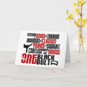 ÉÉN zwarte gordel 2 KARTE T-SHIRS EN APPAREL Kaart