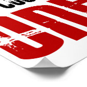 ÉÉN zwarte gordel 2 Poster (Hoek)