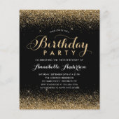 Een zwarte goudglitter bespaart elke dag (Voorkant)