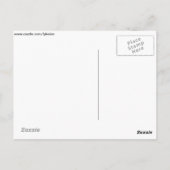 Een zwarte heronbladervoeders briefkaart (Achterkant)