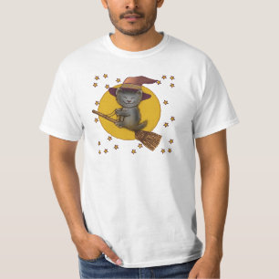 Een zwarte kat witch t-shirt