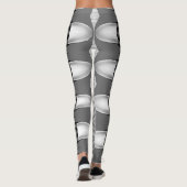 Een zwarte klassieke "Ratti_Creative_Arts" Legging (Achterkant)