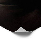 Een zwarte lederen kussenachtergrond, vanaf een au poster (Hoek)