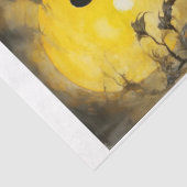 Een zwarte panter in de savanne bij zonsondergang  tissuepapier (Detail)