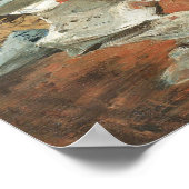 Een zwarte pug van Naughty door John Emms Poster (Hoek)