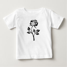 Een zwarte Roos ventilator White Toddler Dress