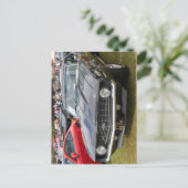 Een zwarte serie 1 Chevrolet Camaro Briefkaart (Staand voorkant)