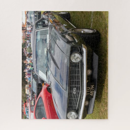 Een zwarte serie 1 Chevrolet Camaro Legpuzzel (Verticaal)