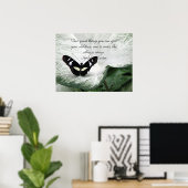 Een zwarte vlinder citaat voor kinderen poster (Thuiskantoor)