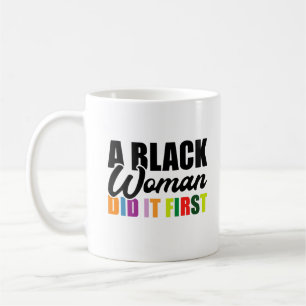 Een zwarte vrouw deed het eerst koffiemok