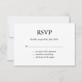 Een zwarte & witte Partij Lantern RSVP (Achterkant)