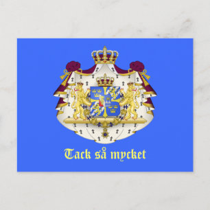 Een Zweeds dankt u Briefkaart