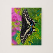 Een zweetstaart-Butterfly landing Legpuzzel (Verticaal)