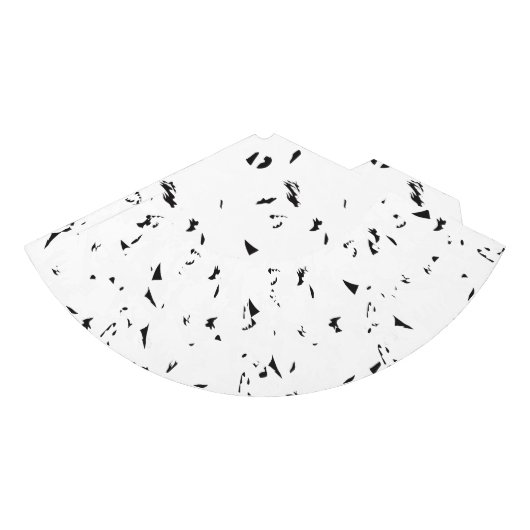 Een zwerm vogels die in de lucht vliegen. feesthoedjes (Voorkant)