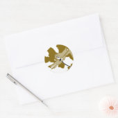 Eenbloemige Stickers - fijne kunst (Envelop)