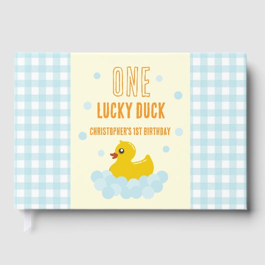 Eend 1e verjaardag gastenboek (Voorkant)