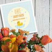 Eend 1e verjaardag servet