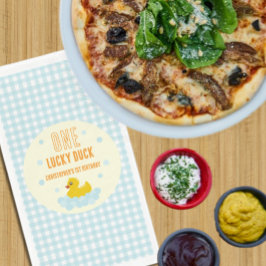 Eend 1e verjaardag servetten