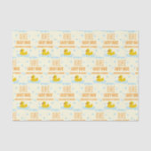 Eend 1e verjaardag tissuepapier (Voorkant)