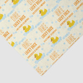 Eend 1e verjaardag tissuepapier (Detail)