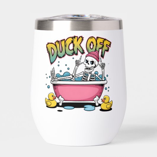 Eend Af Grappig Skelet Design-61161 Ingelijste Kun (Voorkant)