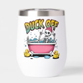 Eend Af Grappig Skelet Design-61161 Ingelijste Kun (Achterkant)
