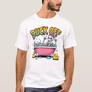 Eend Af Grappig Skelet Ontwerp-61161 T-shirt